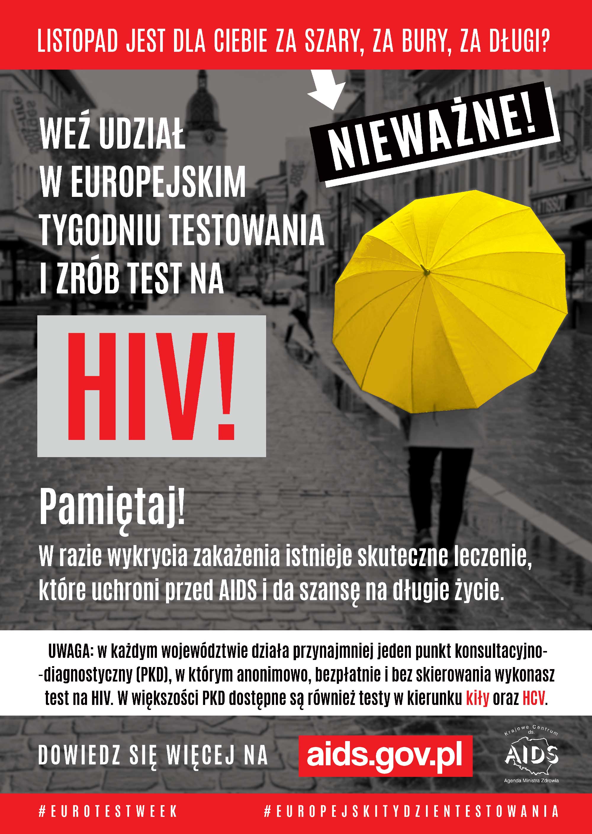 Europejski Tydzień Testowania w kierunku HIV i HCV