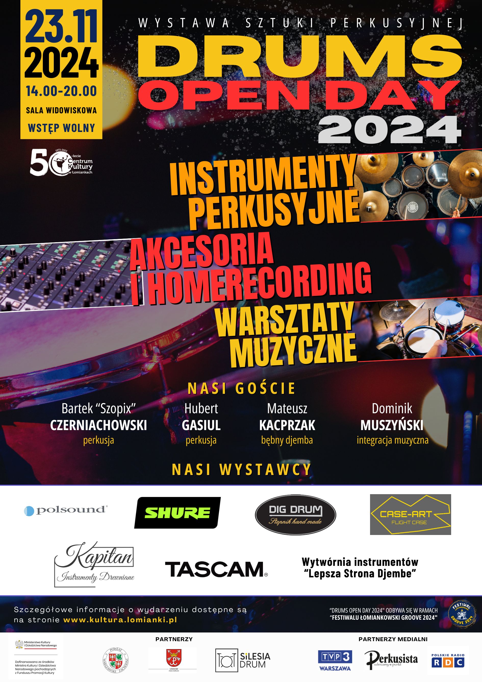 Wystawa sztuki perkusyjnej &bdquo;Drums Open Day 2024&rdquo;