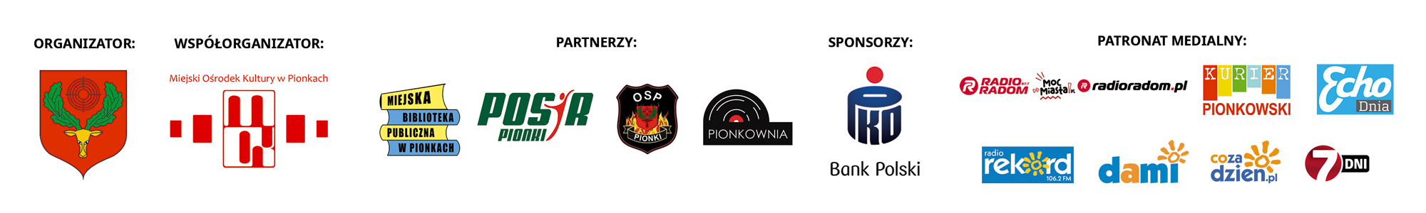 Logotypy na plakat